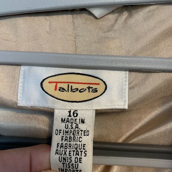 Talbots Tweed Women's Blazer Plus Size 16 - Picture 9 of 10